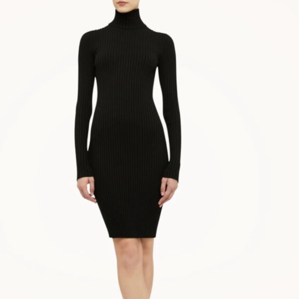 WOLFORD RIBBED MINI DRESS